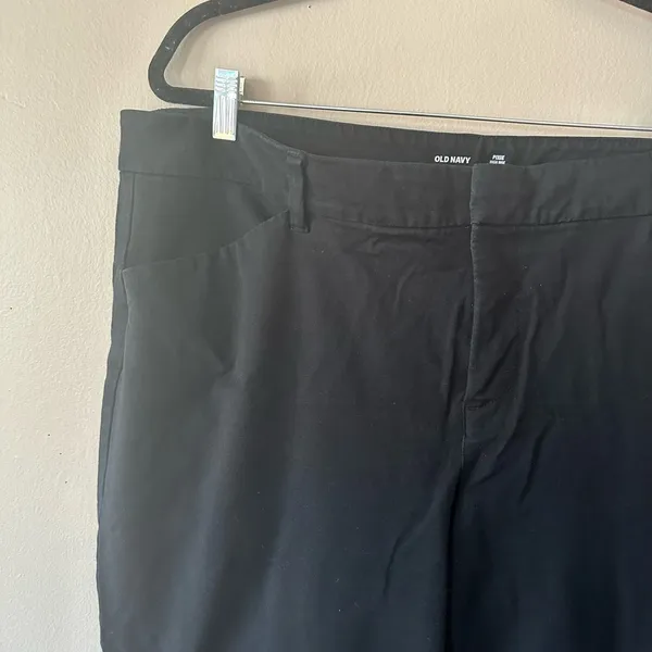 Old Navy High-Waisted Pixie Skinny Ankle Pants Black Jack Size 20 SHORT - Image 8