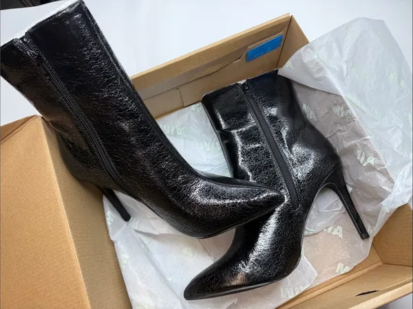 MIA Womens Mardi Almond Toe Bootie Size 8M - Image 5