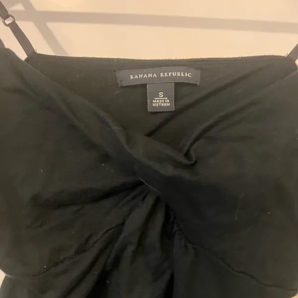 Banana Republic Black Fitted Camisole Top - Image 2