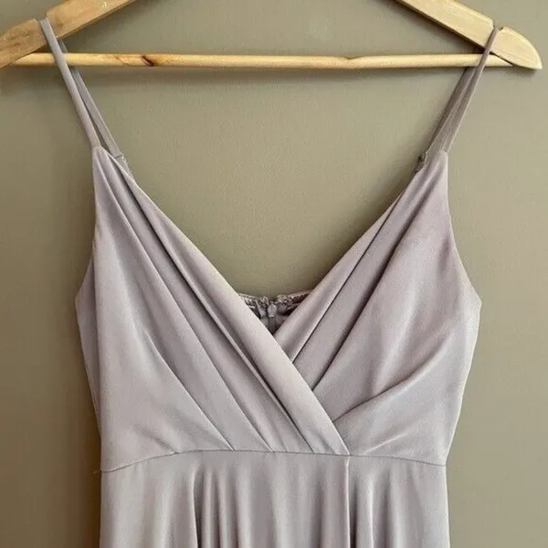 Lulu's‎ All About Love Maxi Dress Dusty Purple Size Small - Image 5