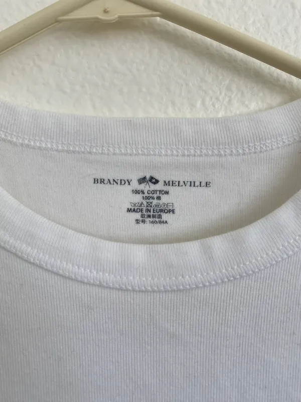 Brandy Melville Ashlyn Boat Tee - Image 4