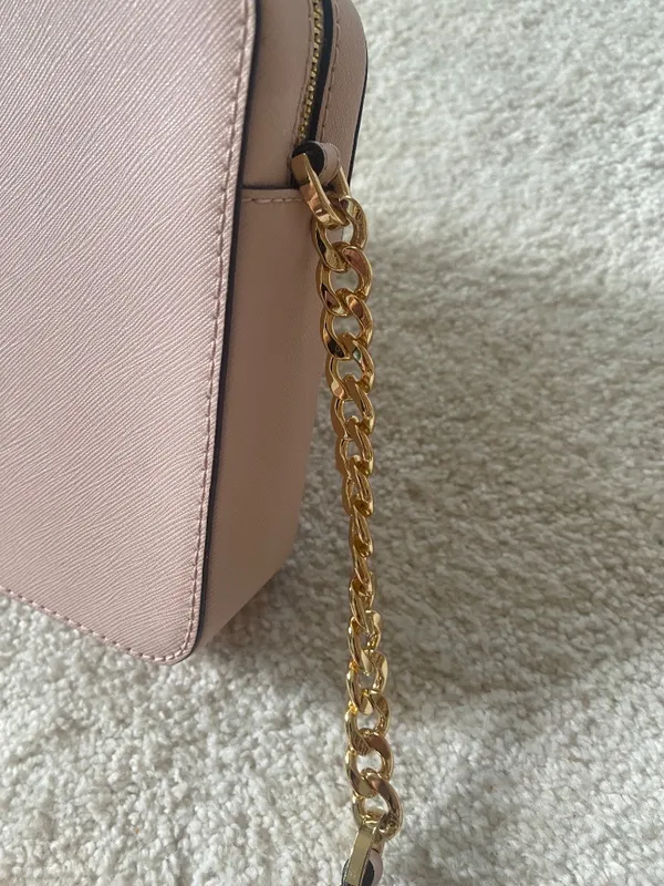 Michael Kors Jet Set East West Crossbody Bag Powder Blush Gold - Image 9