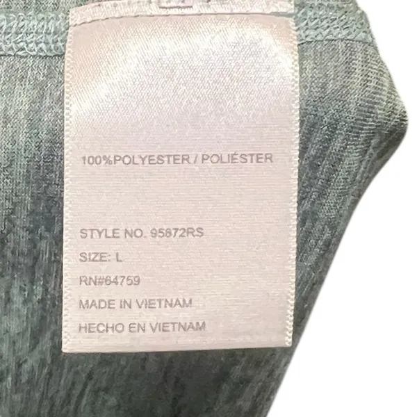 Rainbeau Heathered Green Boxy Soft Tank Top‎ Size Large - Image 8