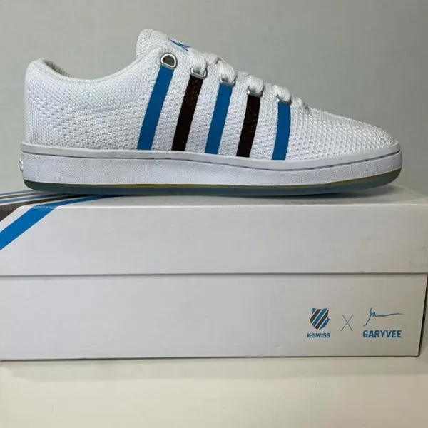 K-Swiss x Garyvee Clouds and Dirt Women's White Mesh Low Top Sneakers Size‎ 7 - Image 14