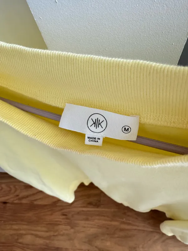 Mock neck Pullover Yellow Size M - Image 3