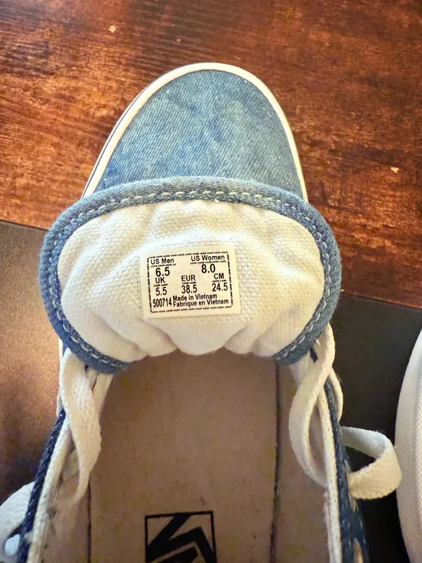 Old Skool Denim Vans - Image 7