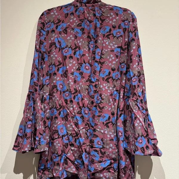 Free People boho style floral tunic size small - Image 8