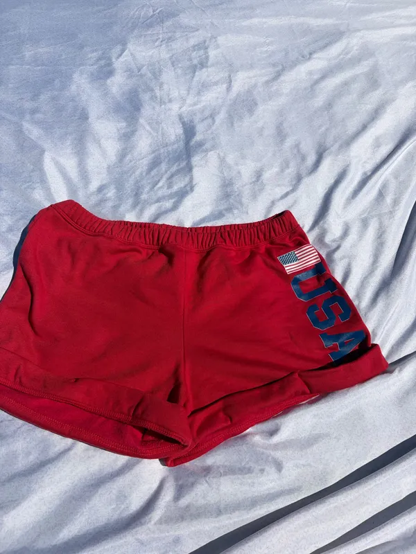 Modern lux red USA shorts  - Image 2