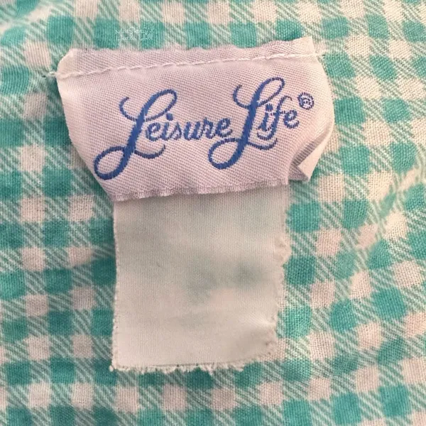 Leisure Life Vintage Gingham Lounge House Dress XL - Image 13