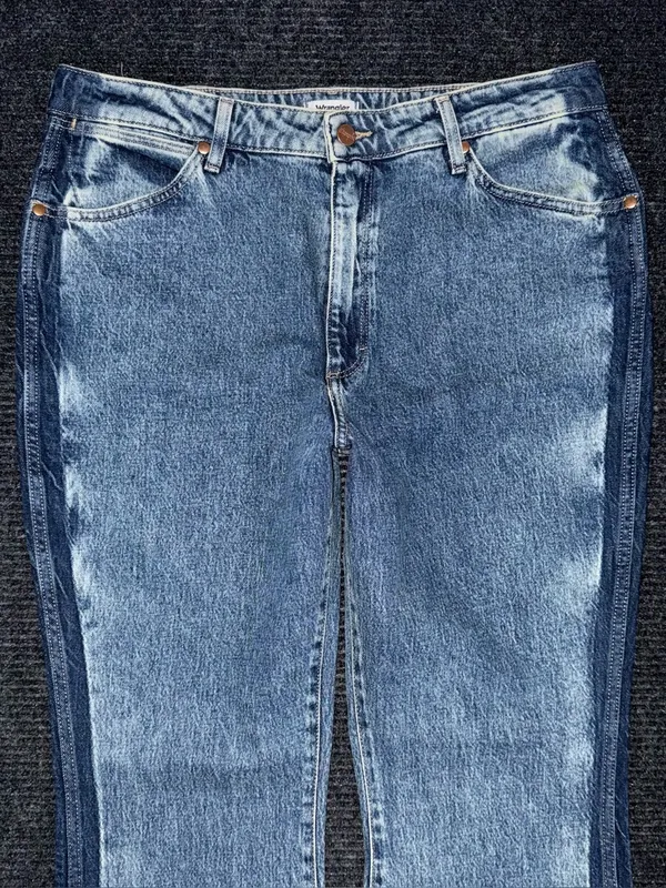 Wrangler NWOT Womens Two Tone Color Block High Rise Westward Bootcut Jeans 32x32 - Image 3