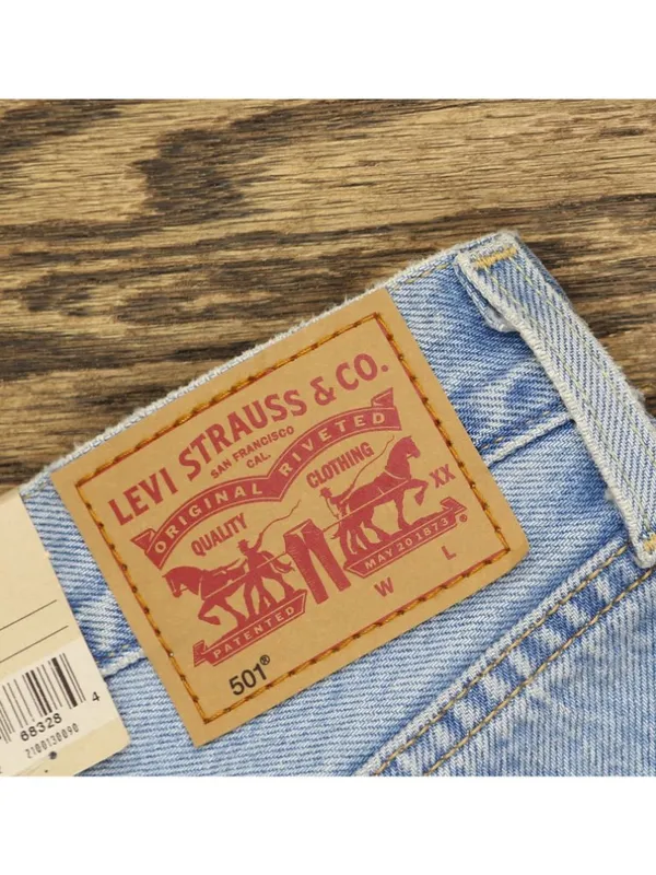 NWT Levi's Womens 501 Button Fly Jeans 94417268 County Fair Blue 26x30 - Image 13