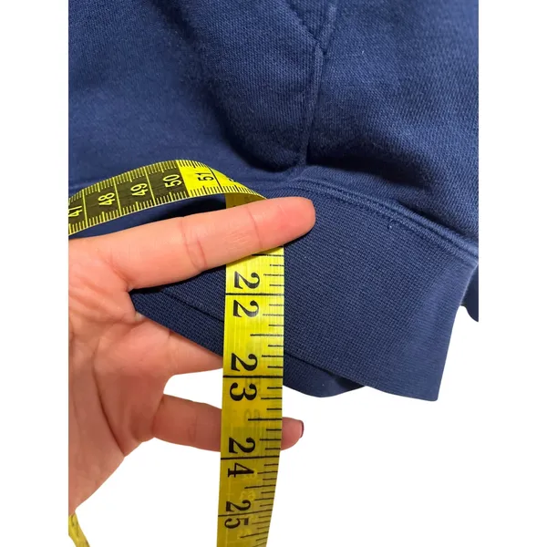Nike Navy Blue Classic Hoodie Sweatshirt S - Image 5