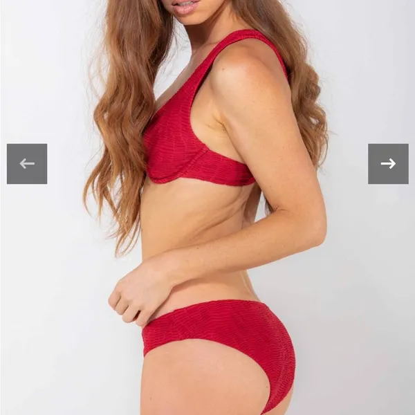 WET - Clara Bikini Top & Camilla Bikini Bottoms in Rust - Image 8