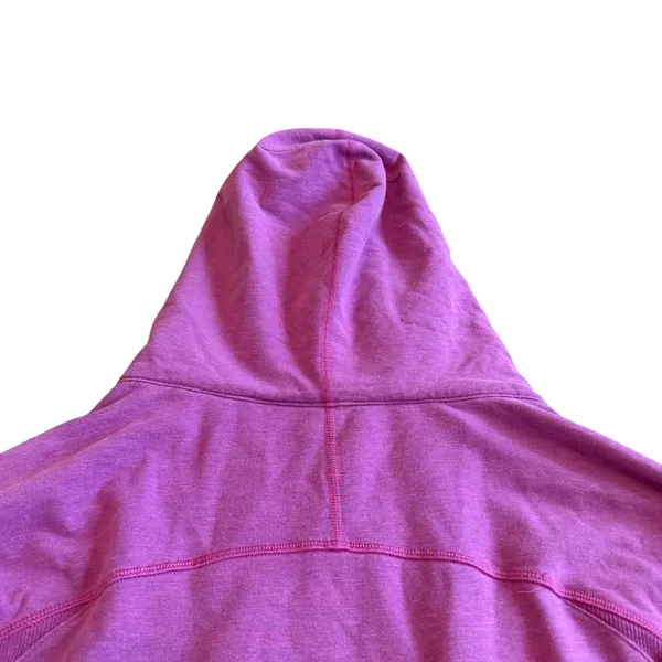 Lululemon On The Daily Zip Down Hoodie Sweater Hooded Ultra Violet Purple Sz 12 - Image 8