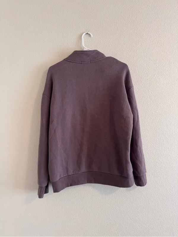 Beyond Yoga Quarter-Zip Pullover - Plum - Image 3