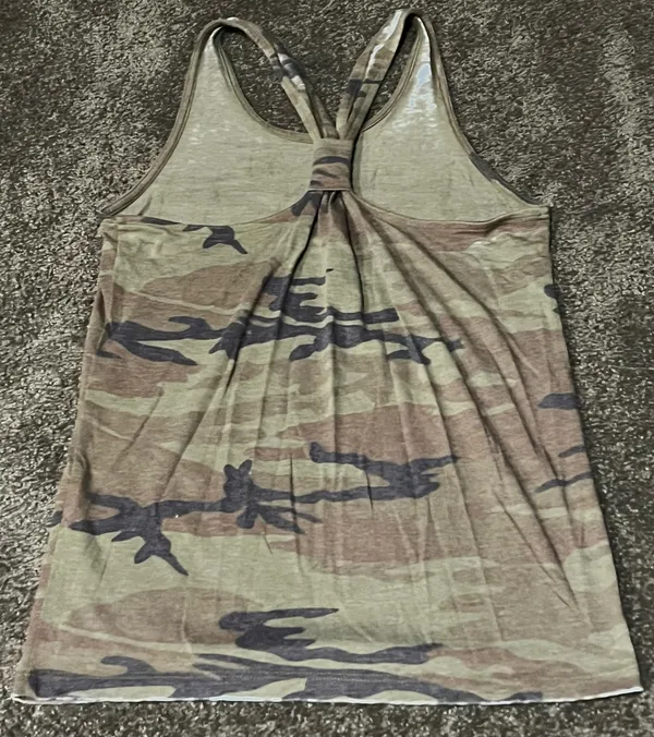 Camo Tank Top Green - Image 2