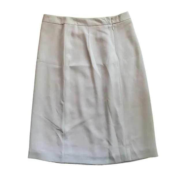 Tahari Light Pink Straight Skirt with Front Pleat Size 8 - Image 3