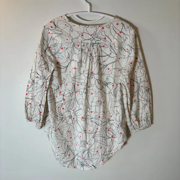 Maeve‎ Anthropologie Bethesda Floral Flannel Top Size Small - Image 7