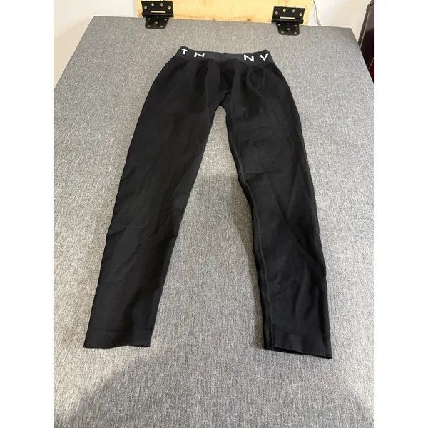 NVGTN Women's Black Seamless Leggings Sz L Gym Workout Athletic - Image 7
