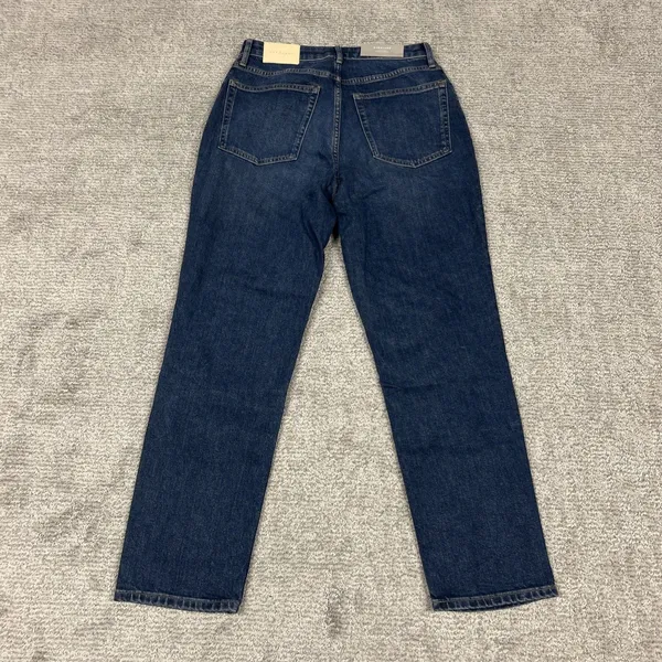 Everlane The Curvy Cheeky Straight Jeans Womens 30R High Rise Blue Denim New - Image 7