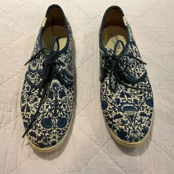 SOLUDOS Botanical Navy Classic Sneaker Size US 9 - Image 5