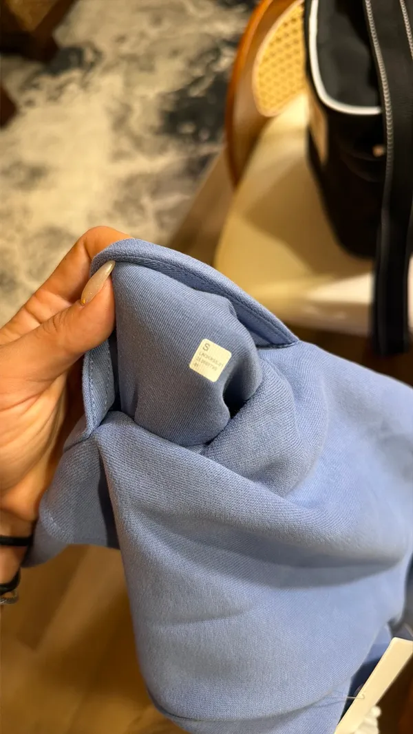 Lululemon Super loft hoodie small prep blue - Image 4