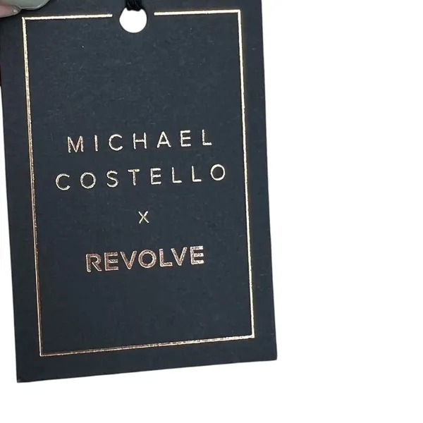 Michael Costello‎ x Revolve Valerie Dress Mini Long Sleeve Sequin Ivory Medium - Image 13