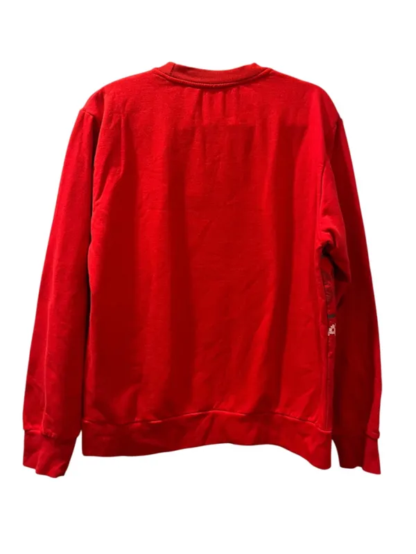 Mad Engine Men Medium Pug Ugly Christmas Sweater Crewneck Sweatshirt Red Dog Med - Image 2