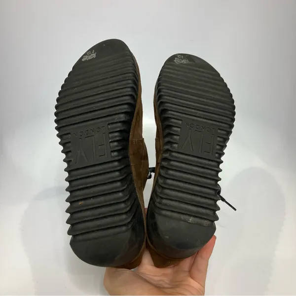 Fly London Lare lace up ankle boots brown suede casual modern women’s size 38‎ - Image 7