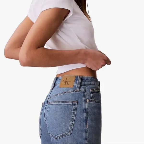 Calvin Klein High Waisted Denim Jeans - Image 2