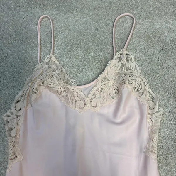 NWOT Vintage Victoria's Secret Lace Trim Gold Label Union Tag Teddy Size P/S - Image 2