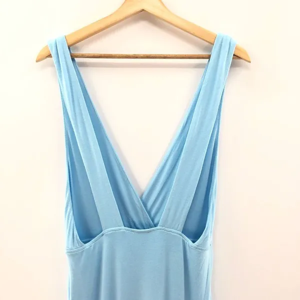 Superdown‎ Erika Deep V Jersey Maxi in Baby Blue M - Image 7