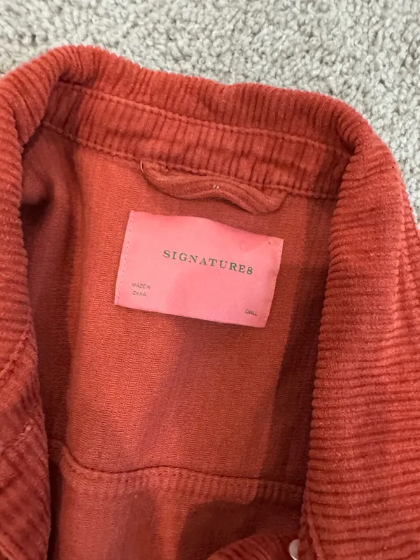 Signature 8 Red corduroy cropped jacket  - Image 3