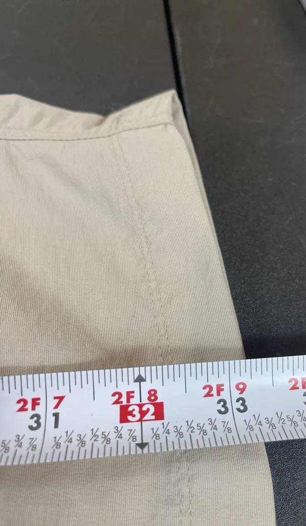 The North Face Women’s Hiking Cargo Capri Beige Nylon Trail Outdoor Pants L - Image 11
