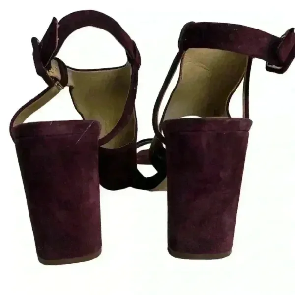 Enzo Angiolini Women's Trudy Sandal‎ Purple Strappy Block Heels 8.5 - Image 10