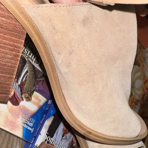 Marc Fisher Beige Open-Toe Heeled‎ Sandals - Image 8