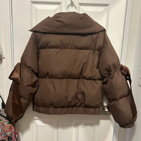 Brown Puffer Coat - Image 2