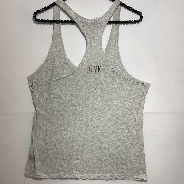 Pink grey sparkle active top - Image 4