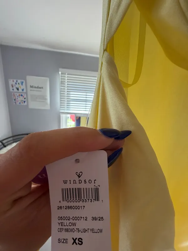 Windsor Yellow Prom Dress - Image 3