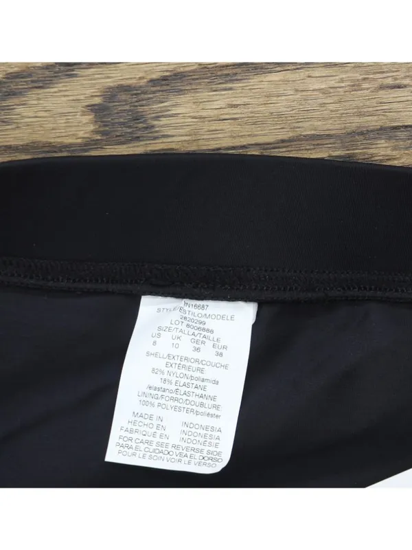 NWT Swim Solutions Solid Skirt Swim Bottom Separates Basic 2820299 Black 8 - Image 4