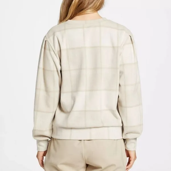 Alpine Design Relaxed Fit Crewneck Tan &‎ Cream Sweater Large - Image 2