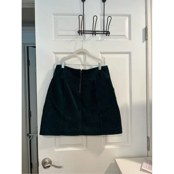 Maeve Slim Corduroy Velvet Mini Skirt - Image 5