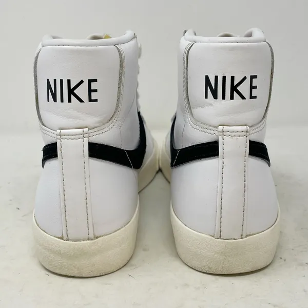Nike Blazer Mid Womens Size 5.5 Sneakers White Black - Image 6