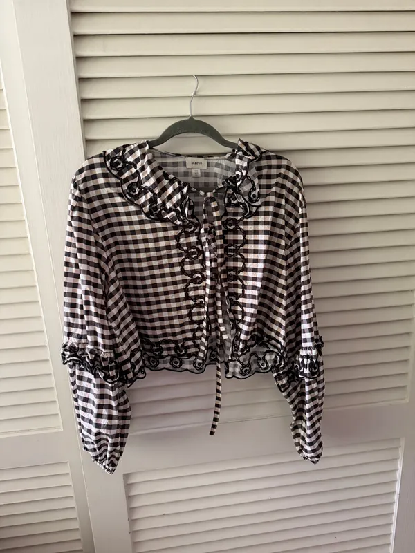 Maeve Anthropologie Plaid Blouse - Image 2