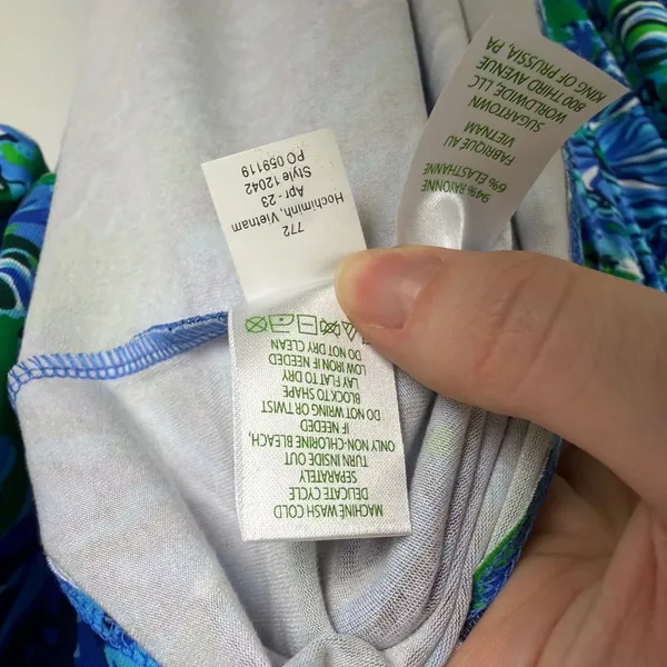 Lilly Pulitzer Addison‎ Floral Maxi Dress Size 14 Abaco Blue Turtle Awe Preppy - Image 9