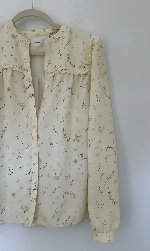 Aritzia Wilfred Nimbus Blouse - Image 6