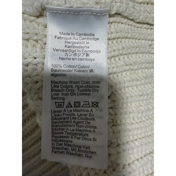 J. Crew‎ Relaxed Rollneck Sweater Linen Women's Size Small - Image 11