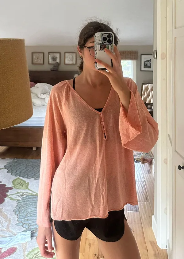 Urban Outfitters Oversized Flowy Long Sleeve - Image 3