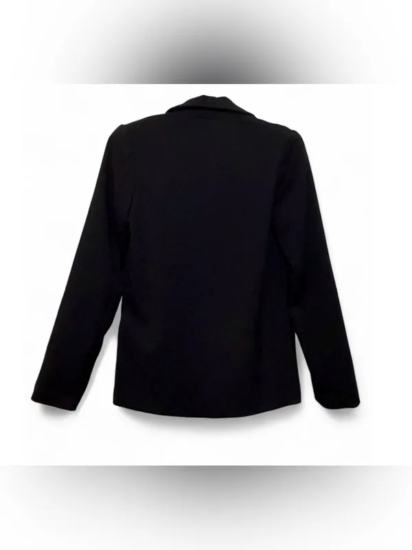 H&M Divided Women’s Long Sleeve Single Breasted One Button Black Blazer Size 4 - Image 12
