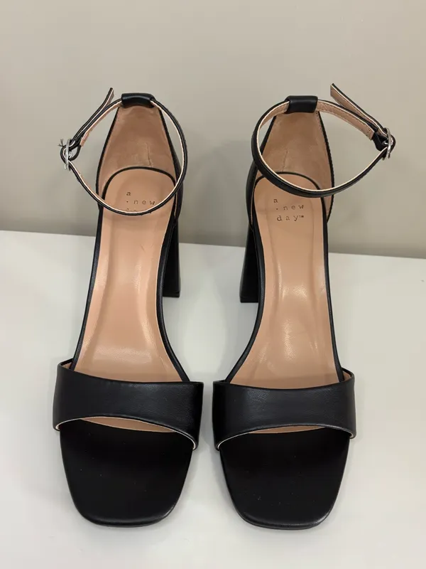 A New Day Classic Black Square Toe Pumps - Image 2